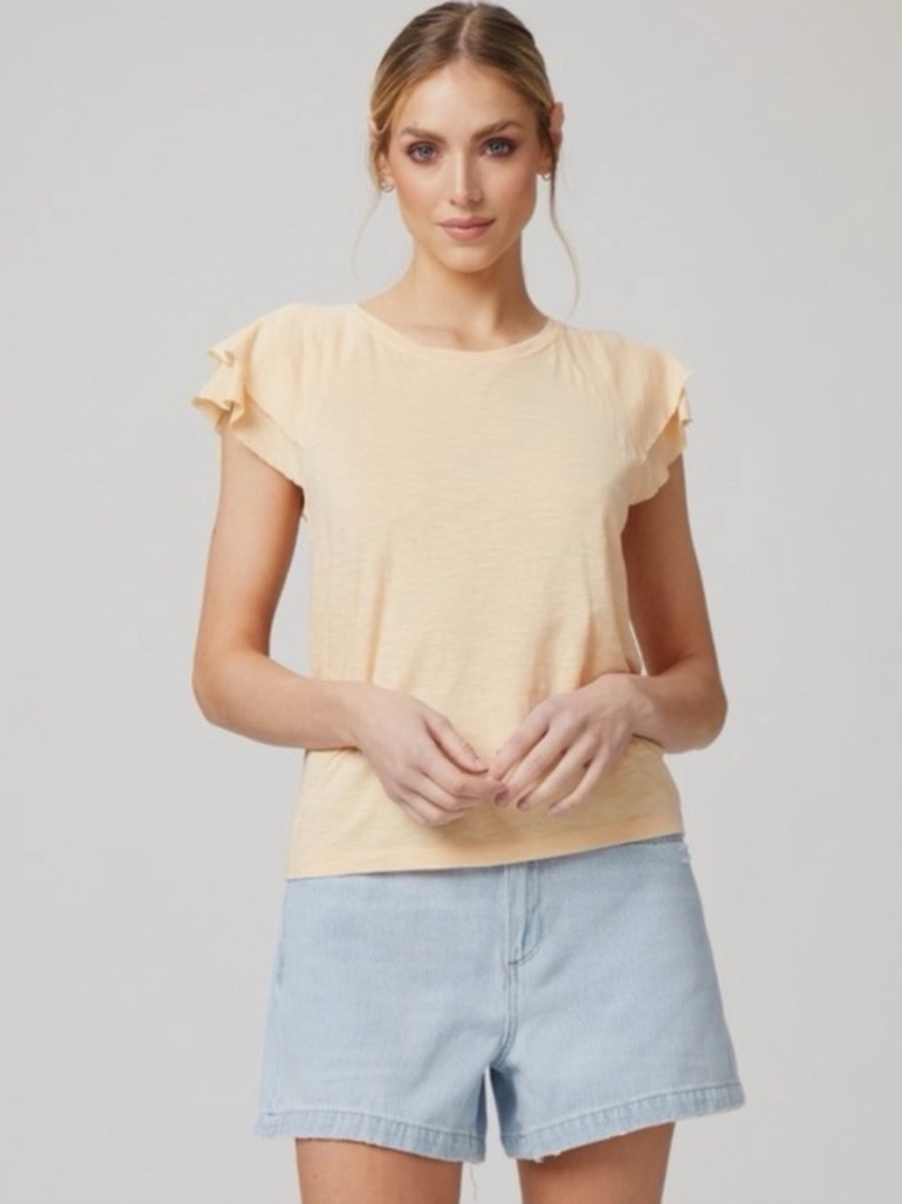 Paige Orange Linnea Tee